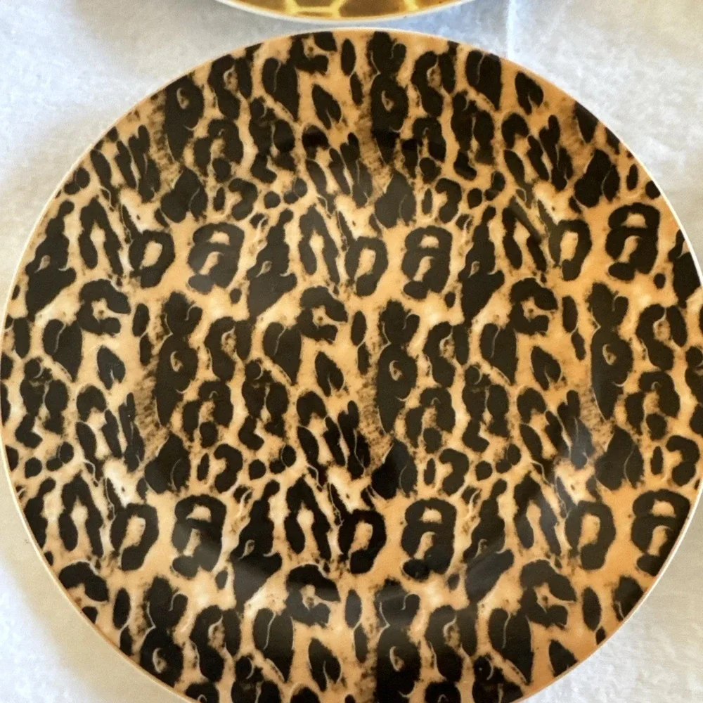 4 Godinger Salad Dessert Plates 7.5